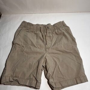 GAP Boys Tan Flat Front Shorts Casual Comfort Size 8 Medium